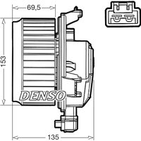 Denso DEA50000 Interior Blower