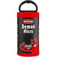 CarPlan Demon Reusable Microfibre Cloths Roll - 50 Pieces