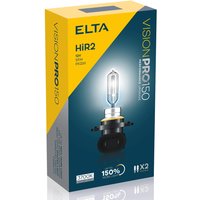 ELTA VisionPRO HiR2 150% 12V 55W Performance Upgrade Bulb (Twin Pack)
