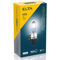 ELTA VisionPRO H15 150% 12V 55W Performance Upgrade Bulb (Twin Pack)