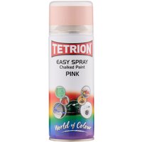 Tetrion Easy Spray Chalk Effect Pink Spray Paint 400ml