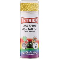 Tetrion Easy Spray Gold Glitter Sealant 400ml