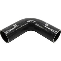 Pipercross Silicone Hose - 90° Elbow, 50.8mm Bore, 4-Ply, 152mm Legs - Black