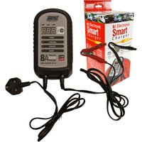 Maypole 8A 12V Electronic Smart Charger