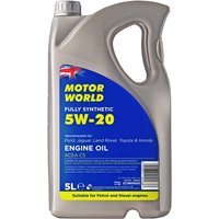 Motor World 5W-20 C5 Ford Ecoboost Fully Synthetic Engine Oil 5L