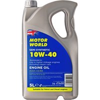 Motor World 10W-40 A3/B4 Semi Synthetic Engine Oil 5L