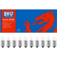 Quinton Hazell T4W 12V Car Licence Plate & Tail Light Bulbs 10 Pack