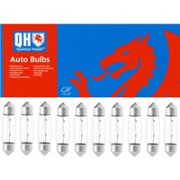 Quinton Hazell 12V 10W Car Boot Light Bulbs 10 Pack