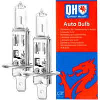 Quinton Hazell H1 12V 55W Car Headlight Bulb Twin Pack