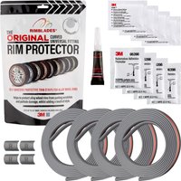 Rimblades Original Alloy Wheel Rim Protectors Kit Silver