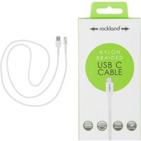 Rockland Braided Fast Charge USB C Data Sync Cable 1.2m