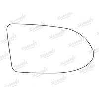 Summit ASRG-482 Replacement Stick-On Wide Angle Mirror Glass RHS