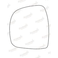 Summit CMV-37BH Replacement Mirror Glass with Heated Backing Plate LHS