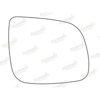 Summit SRG-1008 Replacement Stick-On Standard Mirror Glass RHS