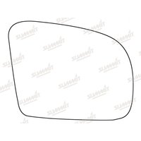 Summit SRG-1098 Replacement Stick-On Standard Mirror Glass RHS