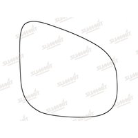 Summit SRG-1128 Replacement Stick-On Standard Mirror Glass RHS