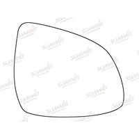Summit SRG-1150 Replacement Stick-On Standard Mirror Glass RHS