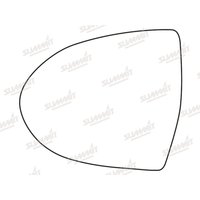 Summit SRG-1171 Replacement Stick-On Standard Mirror Glass LHS