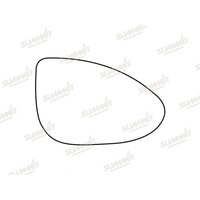 Summit SRG-1240 Replacement Stick-On Standard Mirror Glass RHS