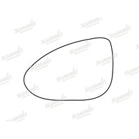 Summit SRG-1241 Replacement Stick-On Standard Mirror Glass LHS