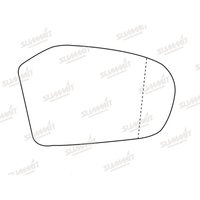 Summit SRG-939 Replacement Stick-On Standard Mirror Glass RHS