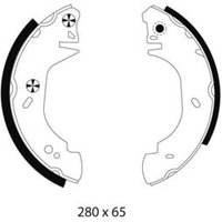Textar 91044201 Brake Shoe Set