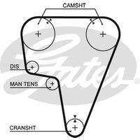 Gates 5125 Timing Belt
