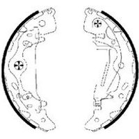 Textar 91065800 Brake Shoe Set