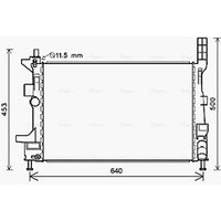 AVA FD2578 Cooling Radiator