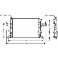 AVA OLA2303 Cooling Radiator