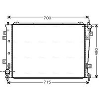 AVA KA2162 Cooling Radiator