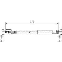 Bosch 1987481487 Brake Hose (BH1373)