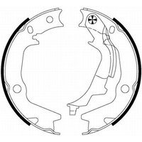Textar 91070300 Brake Shoe Set