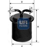UFI 31.541.00 Fuel Filter