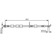 Bosch 1987481701 Brake Hose (BH1585)