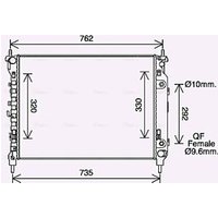 AVA CT2067 Cooling Radiator