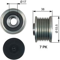 Gates OAP7190 Over Running Alternator Pulley
