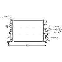 AVA OLA2363 Cooling Radiator