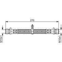 Bosch 1987476349 Brake Hose (BH858)