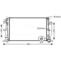 AVA MS2444 Cooling Radiator