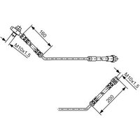 Bosch 1987476054 Brake Hose (BH029)