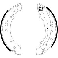 Textar 91068800 Brake Shoe Set