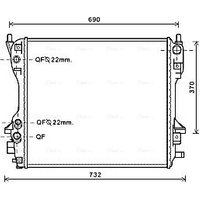 AVA JR2049 Cooling Radiator