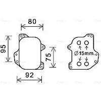 AVA VN3393 Cooling Oil cooler