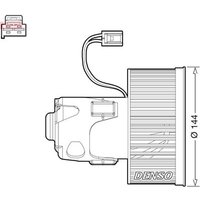 Denso DEA05008 Heater Blower