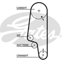 Gates 5428XS Timing Belt