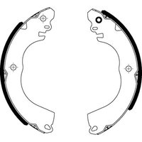 Textar 91082000 Brake Shoe Set