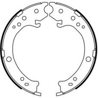 Bosch 0986487765 Brake Shoe Set (BS985)