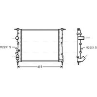AVA RTA2197 Cooling Radiator