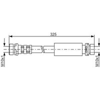 Bosch 1987476994 Brake Hose (BH636)